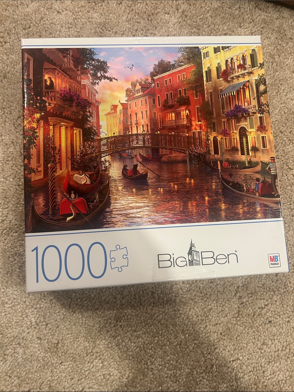 Big Ben 1000-Piece Venice Canal Jigsaw Puzzle - Multi-Color